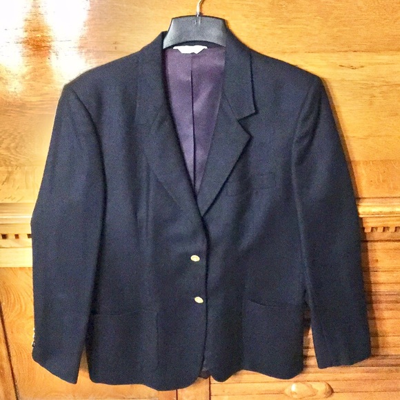 J. G. Hook Jackets & Blazers - J. G. Hook Navy Wool Blazer